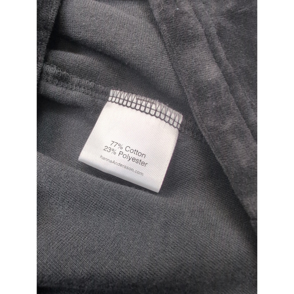 8 Hanna Andersson Black Velour Twirl Dress - Picture 6 of 6